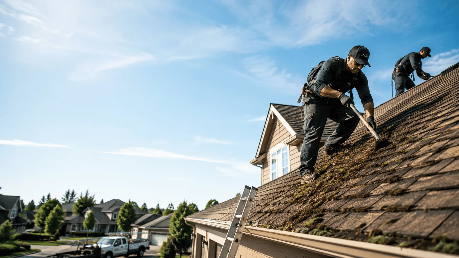 Roof Moss Removal in Edgewood, IL near me